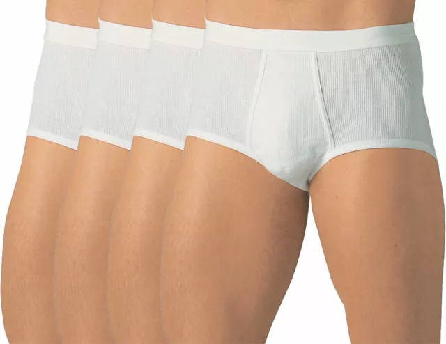 Schöller Herren-Slip 4er-Pack Doppelripp