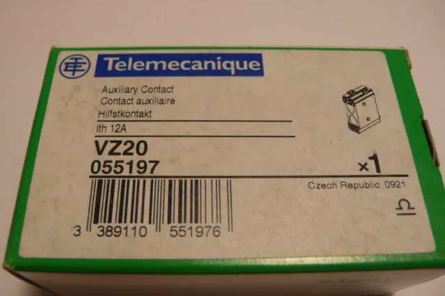 Schneider /Telemecanique VZ20 Auxiliary Contact 055197