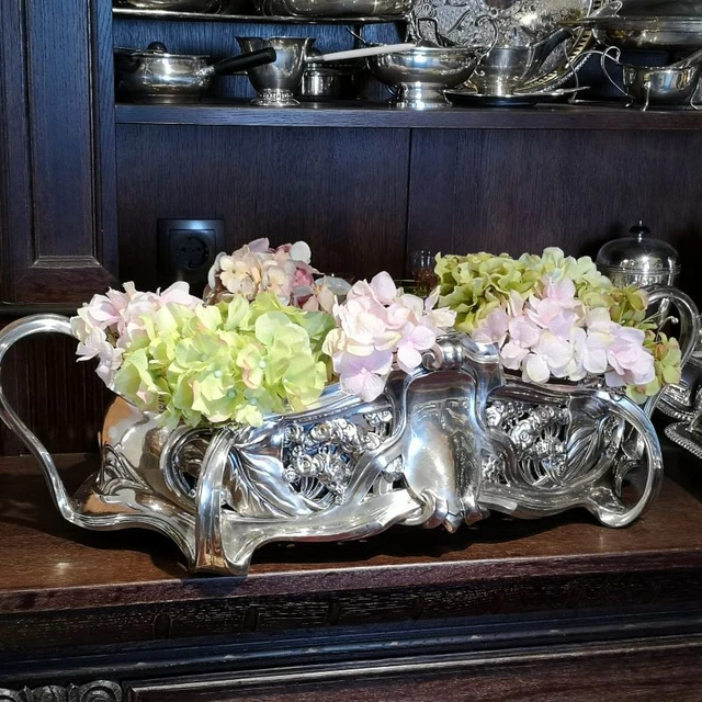 Grande Giardiniera Dal Stile Liberty IN Argento Unico 1902