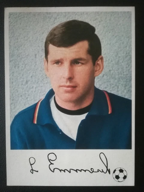 Lothar Emmerich sign. Bergmann Autogramm Knorr Karte WM 66 Deutschland Dortmund