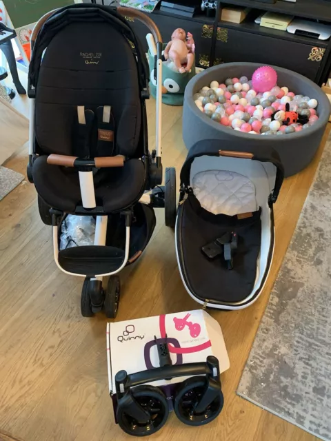 Quinny Moodd Kinderwagen Buggy Rachel Zoe und Maxi-Cosi Coral Set