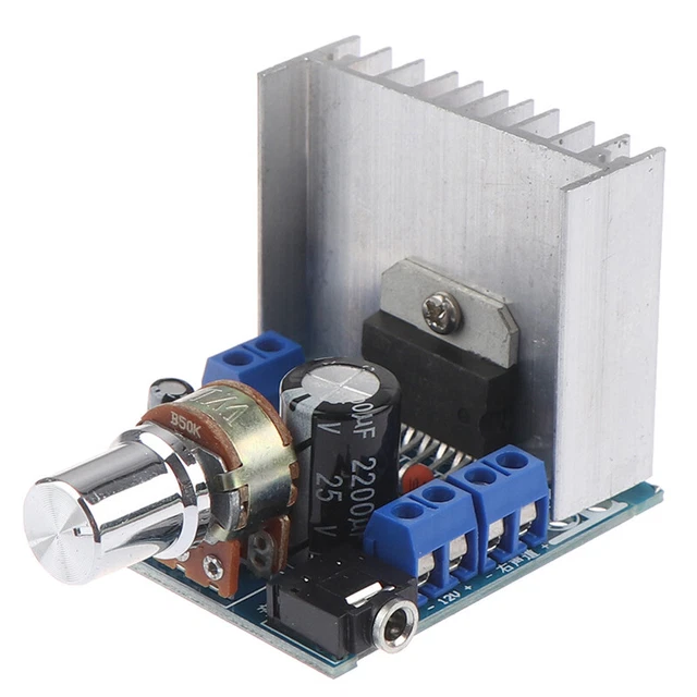 AC/DC 12V TDA7297 2x15W Digital Audio Amplifier DIY Kit Dual-Channel