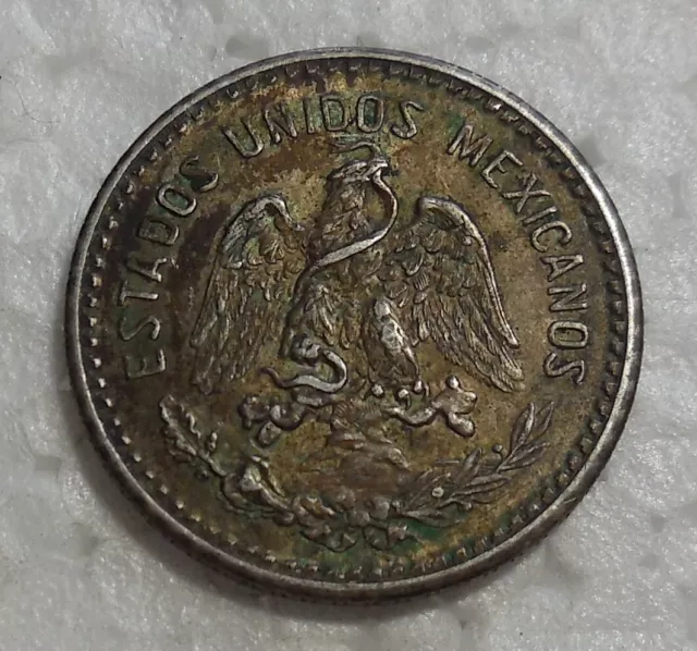 1909 Mexico 10 Centavos Silver Coin =Xf=