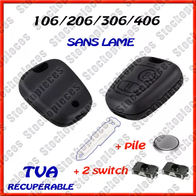 Boitier Plip Clé Télécommande Toyota Aygo ✚ Switch ✚ Pile CR2016 VARTA -  Kit iRace Keys®