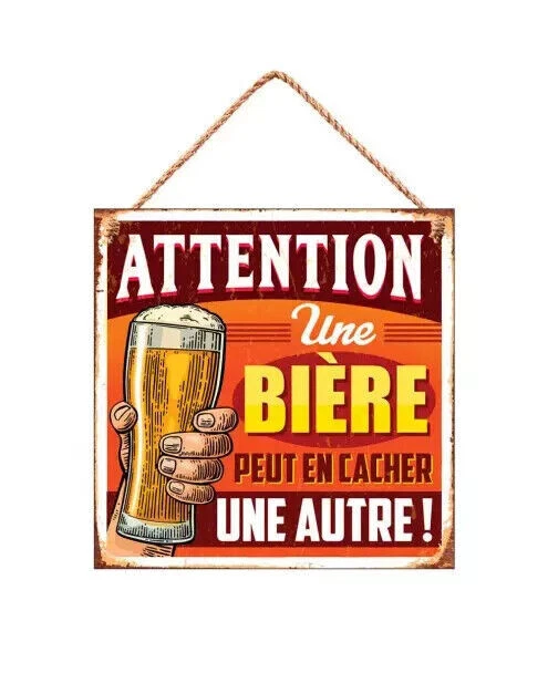 Plaque Métal Déco Bar – Citation Humour Sur Mojito, Style Bistrot, Neuve