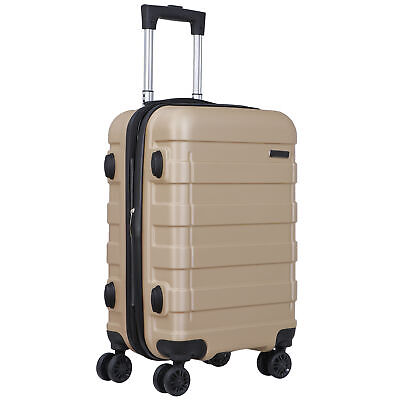 21" Suitcase Luggage Hardside Expandable Carry On W/ 4 Wheels Rolling Spinner