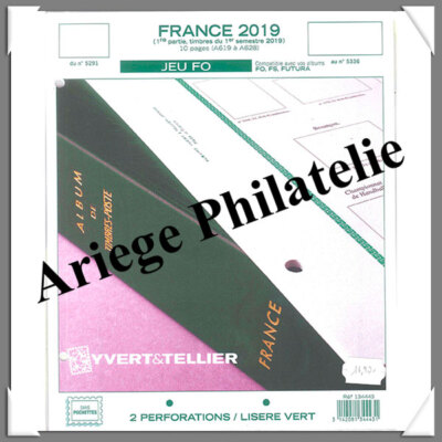 Alpha Jeux ALPHA France 2019 premier semestre sans pochettes de protection. 