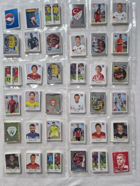 Über 1000 Panini Bilder Sticker EM 2016 + Coca Cola Bilder EURO Frankreich