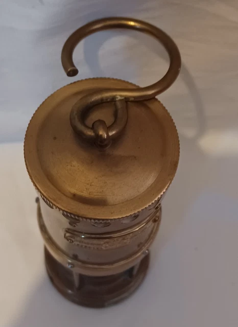E. Thomas & Williams Aberdare Cambrian Welsh Brass Miners Lamp 2