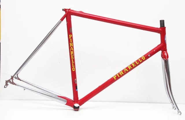 Cadre Vélo Course Boeris Vintage Acier Columbus Taille 55 - À Restaurer