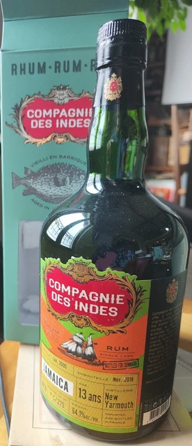 Rhum New Yarmouth 13 ans 64,1° Compagnie du Rhum