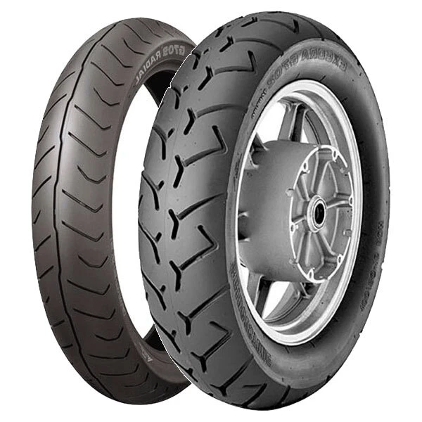 Set De Pneus Bridgestone 130/70-18 63H Exedra G709 + 170/80-15 77S Exedra G702