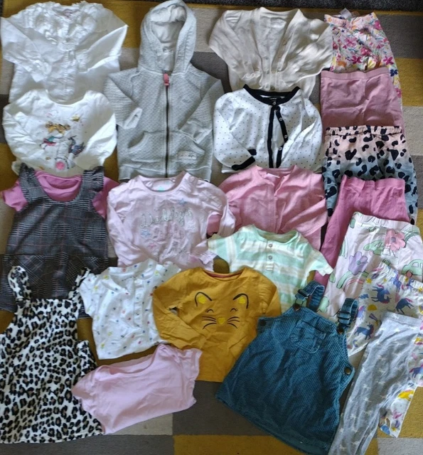 Bambine 18-24 mesi pacchetto abiti, giacca, top, leggings, cardigan