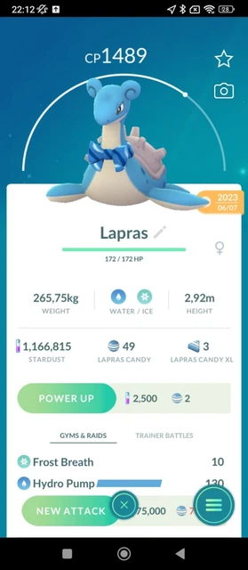 0131 Lapras - PokéDex Nacional - Pokéxperto