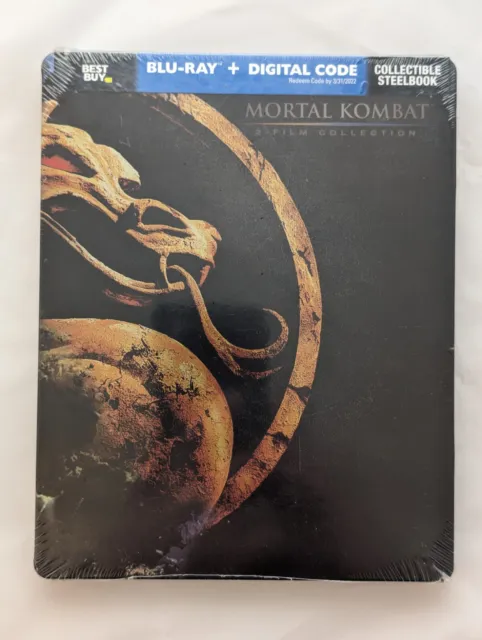 Mortal Kombat 2-Film Collection Blu-ray | Best Buy Exclusive SteelBook | SEALED
