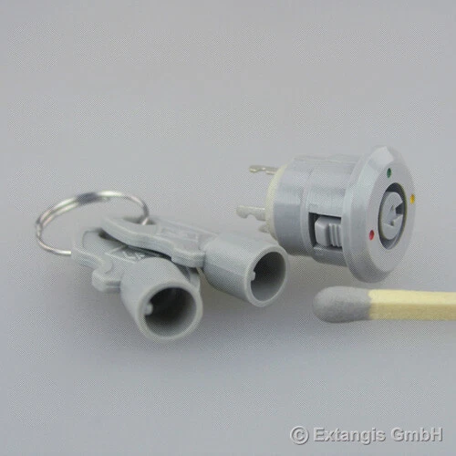 MINIATUR Schlüsselschalter 3 Positionen mini key switch 3-position schalter