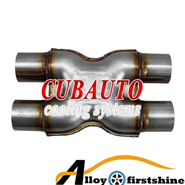 2.25"Muffler Exhaust Tip Durable Dual Out Stainless Steel Car Crossover XPipe.AU