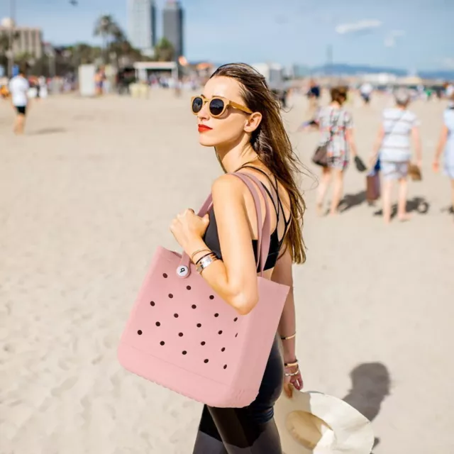 EVA Rubber Beach Bag Waterproof Outdoors Summer Tote Travel Bag For Women