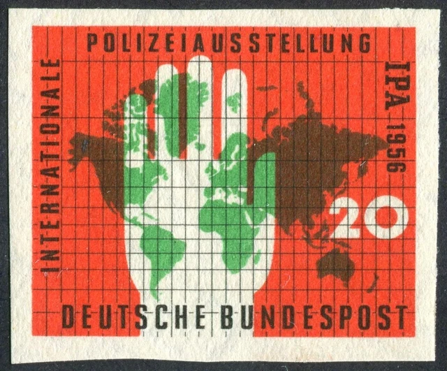 Bund Abart Nr. 240 U ungezähnt postfrisch im Michel nicht gelistet !!! BRD 1956