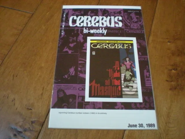 Cerebus Bi-Weekly #16 (1988 Series) Aaardvark Comics VF/NM