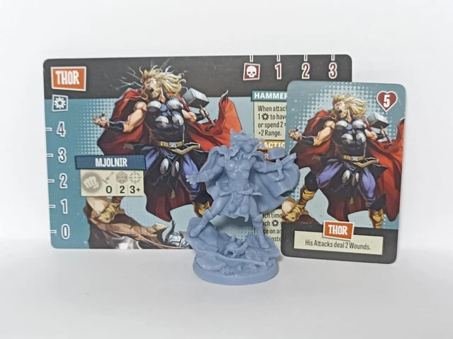 Meta Core Statuetta Marvel Thor In Metallo – Action Figure Collezionabile 8cm Con Braccia Mobili
