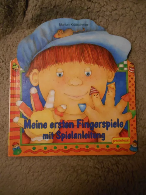 Bilderbuch- Meine ersten Fingerspiele mit Spielanleitung- kartoonierte Seiten