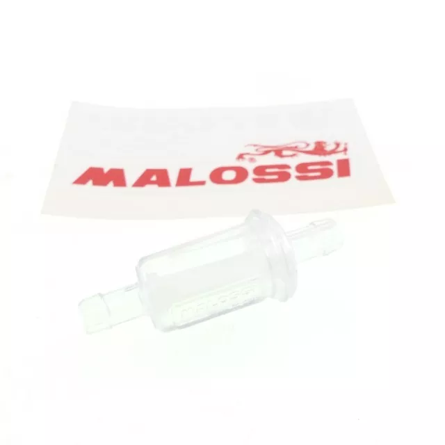 Benzinfilter 6mm Malossi rund Roller Piaggio Vespa Gilera Peugeot Yamaha