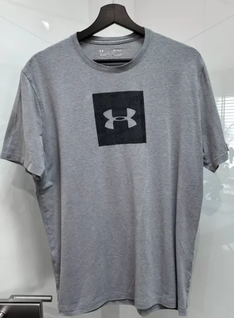 UNDER ARMOUR Loose Coupe Heat Gear Fitness T-Shirt grau Gr. M