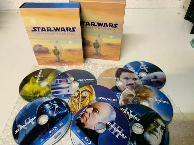 COFFRET BLU-RAY STAR Wars Episodes I-VI l'intégrale de la saga. Neuf