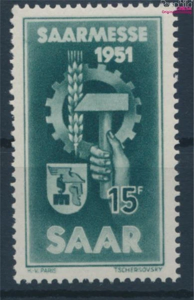 Briefmarken Saarland 1951 Mi 306 postfrisch (10214573