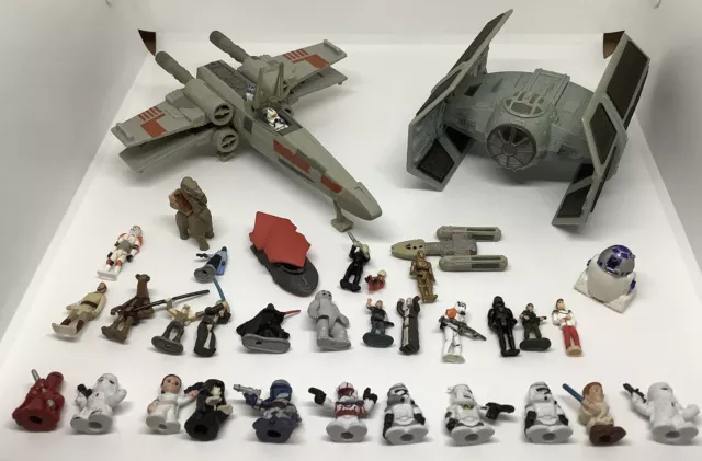 Bündel Star Wars Micro Pod, Maschinenfiguren + Actionflotte X Flügel & Tie Fighter