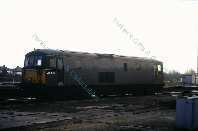 RAILWAY SLIDE TRAIN Slide 35mm Locomotive No 73136 (L10 14a) EUR 5,70 ...