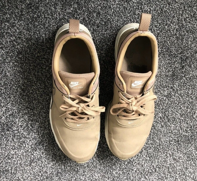 NIKE THEA AIR Max Premium Desert Camo Us Uk 3 4 5 6 7 8 9 Beige