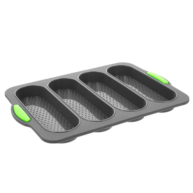 Sartén tostadora para horno francés Bagette 4 rejillas molde para pan herramientas de hornear