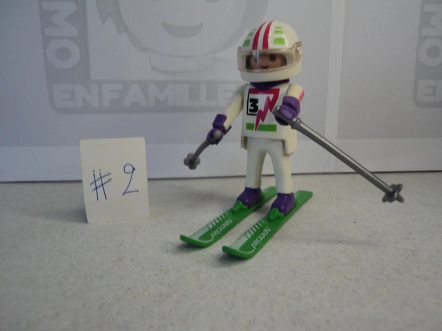 PLAYMOBIL Vintage 3561 Boîte 1978 : City Life Sports D'hiver, Skieurs, Luges