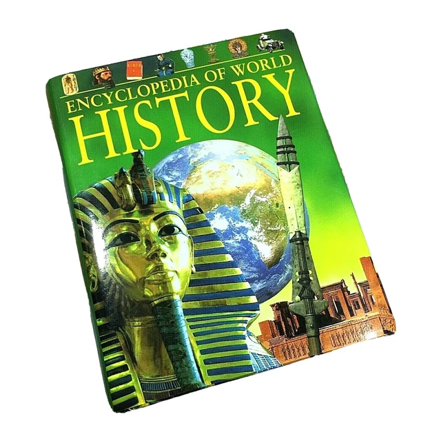 WORLD HISTORY BOOK Portable Encyclopedia Visual illustrations Reference