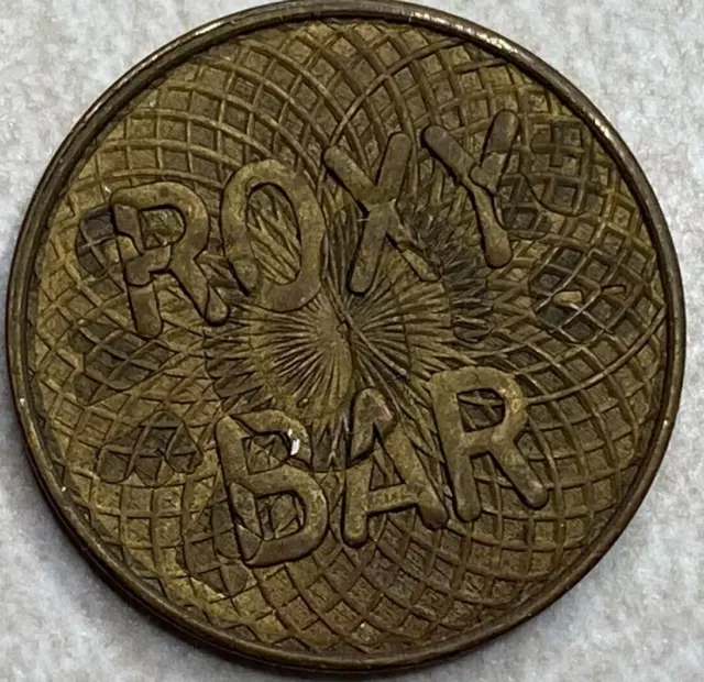 ROXY BAR OVERSTRIKE St Paul MN Pinball Jukebox Arcade Slot Trade Token ...