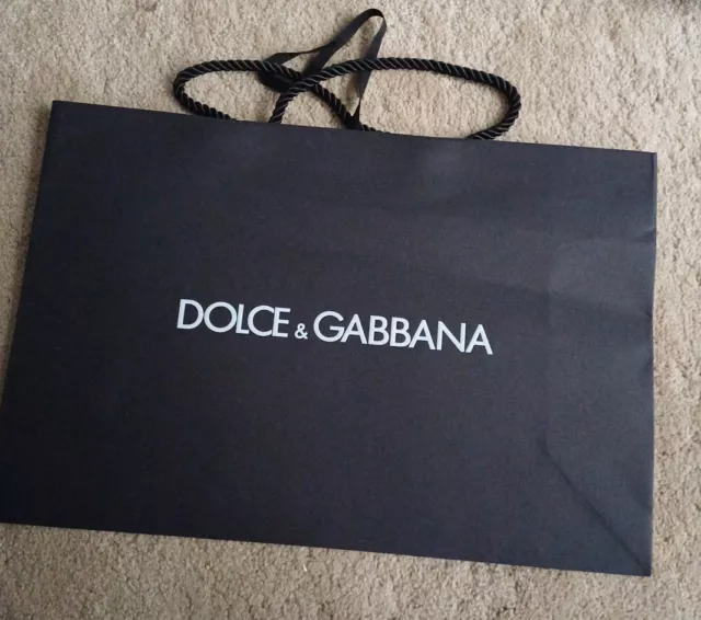 Dolce Gabbana Big empty paper Gift Bag