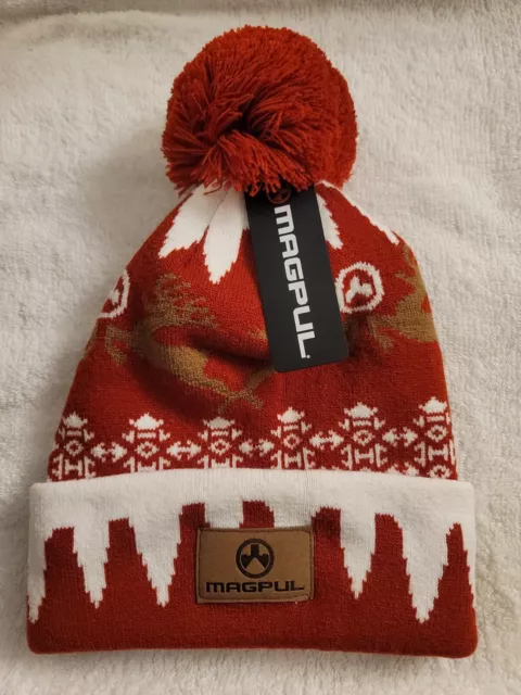 Magpul MAG1154-975 Ugly Christmas GingARBread Red/White Beanie Cap