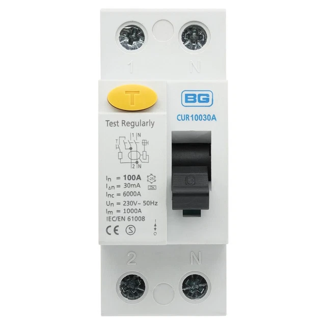 Main Electrical Incomer BG INCOMER SWITCH Main Isolator Consumer Unit Electrical Rated 100A UK ...