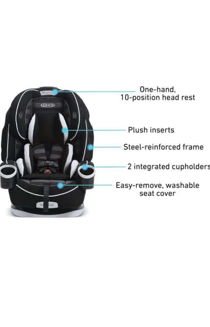 Graco All In One Car Seat, 4Ever 4-in-1 Car Seat, washable seat cover