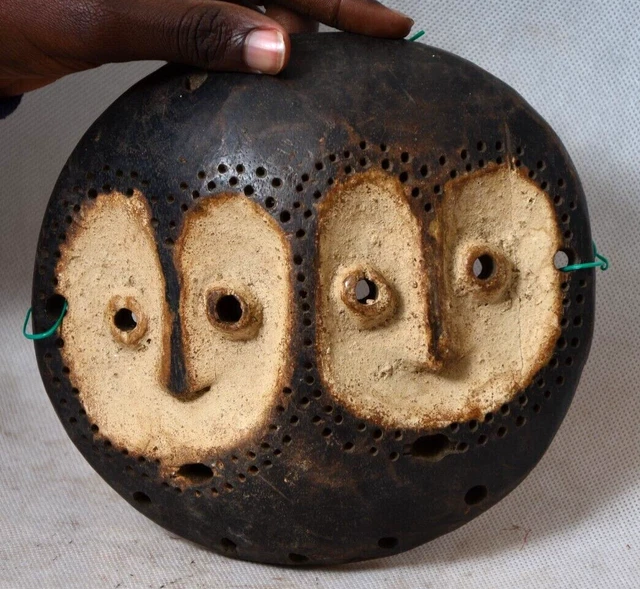 African tribal art,Double face Lega  mask from maniema.