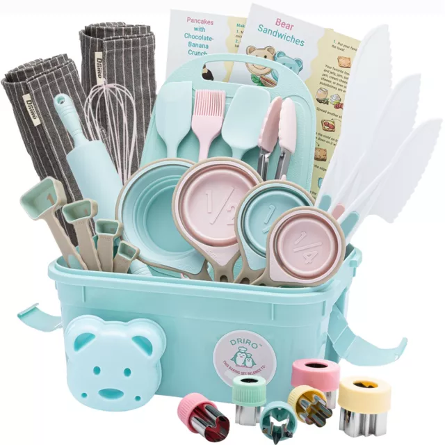 Baking Set for kids Real Cooking Set for kids girl and Boy Adult and Kid Aprons