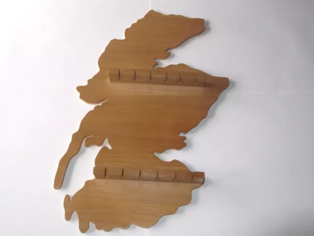 12pc Scotland Wooden Spoon Display Rack ( Pine )( huge range - see list )