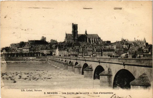 CPA NEVERS - Les bords de la Loire - Vue d'ensemble (355592)