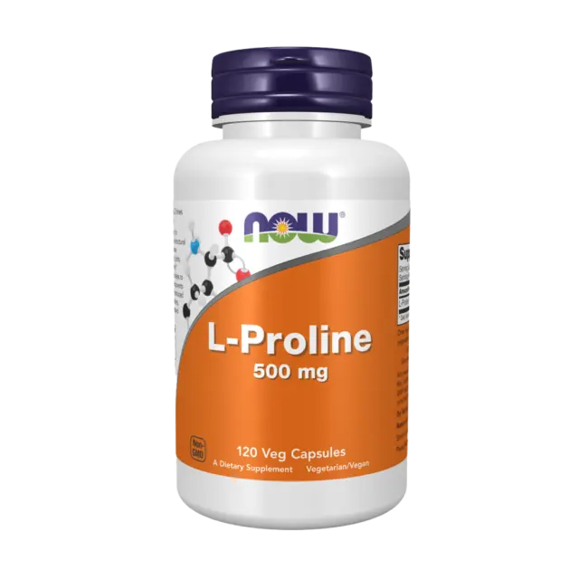 NOW Foods - L-Prolin 500 mg (120 Kapseln)