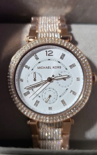 Michael Kors Parker Multifunction Rose Gold-Tone Watch MK6760