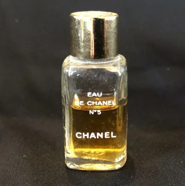 VINTAGE EAU DE TOILETTE NO 5 CHANEL 7ml - Glass Bottle - Gold Cap