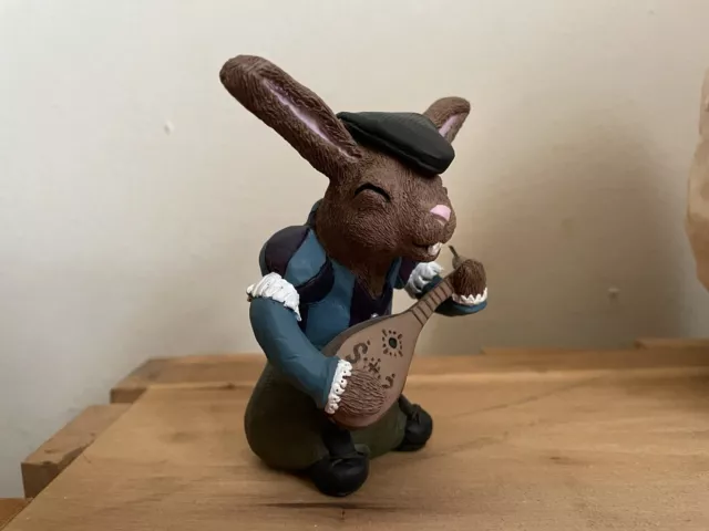 OOAK - Handmade Polymer Clay Bunny Bard 3