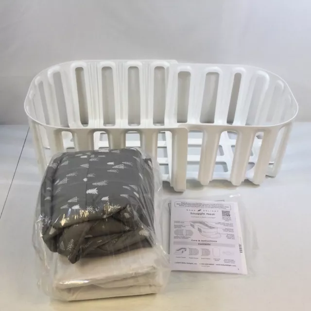 Baby Delight Snuggle Nest BD03030 Olive White Portable Scribbles Infant Lounger